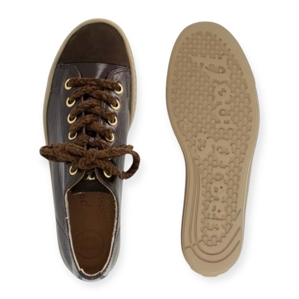 Brown patent/suede Leather Sneakers. US sizes - Picture 4 of 4